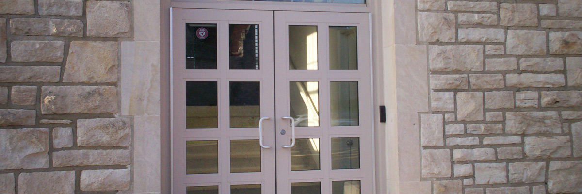 glass door for business in kansas city